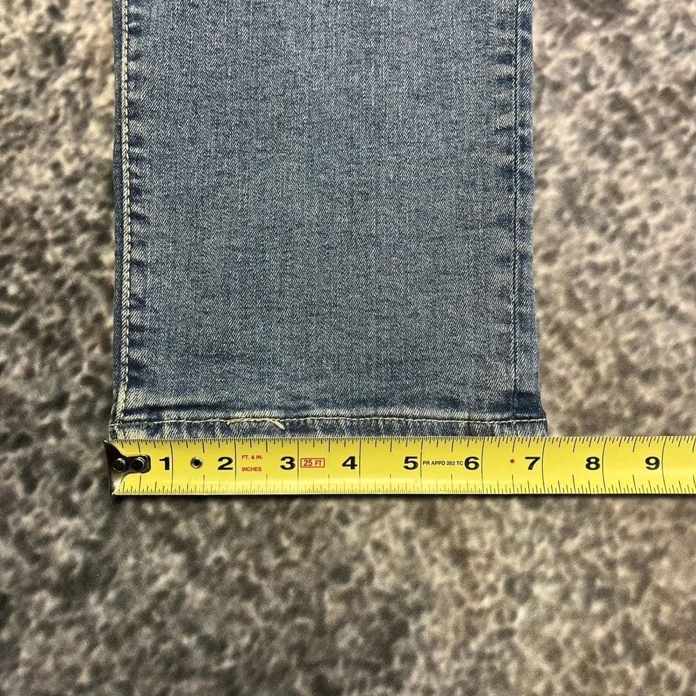 True Religion Rocco Relaxed Skinny Jeans Mens 36x34 Blue Stitch Logo Hip-Hop